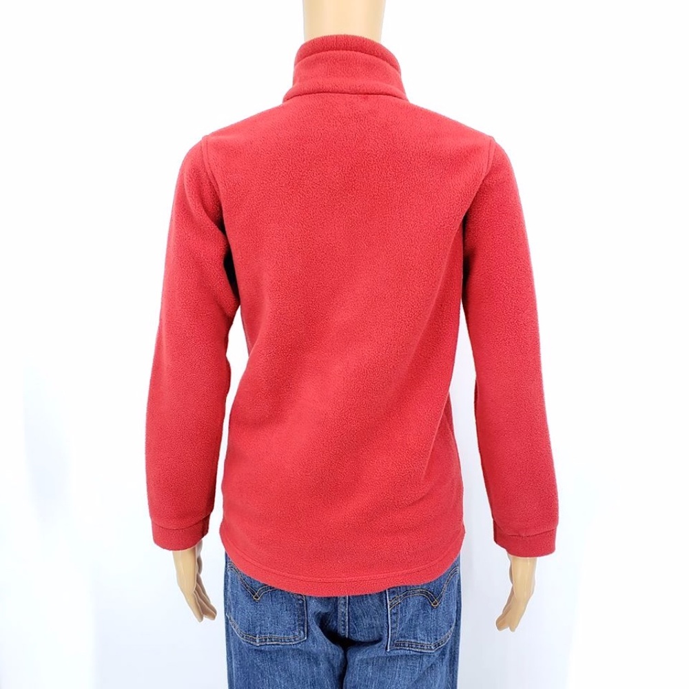 Columbia Youth Unisex Red Fleece Jacket M (10/12) - Picture 4 of 8